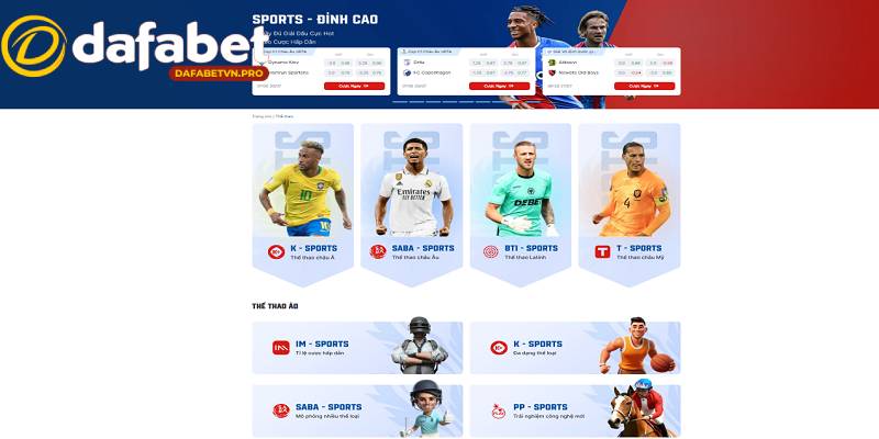 Kho game cược thể thao tại nhà cái đa dạng, minh bạch Kho game cược thể thao tại nhà cái đa dạng, minh bạch